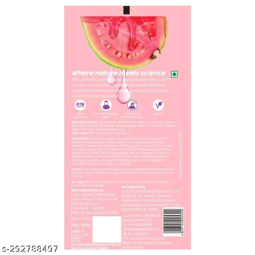 Plix Guava Glow Bright Cleanser | Enriched with Vit-C & Natural Extracts | 100ml