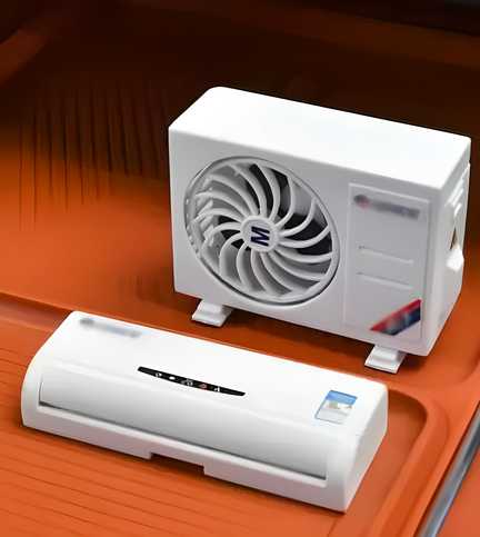 Mini Solar Car AC Air Freshener"